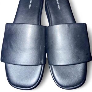 Black Slide Sandals
